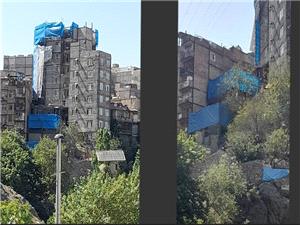 ساختمان گلابدره با ۲۵۰۰ متر مربع خلاف / شهرداری و دادستانی آماده تخریب ولی نیروی انتظامی همکاری نمی کند