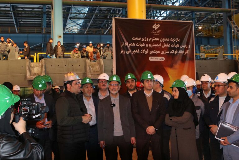 افتتاح اولین تصفیه خانه پساب صنعتی طرح های فولادی استانی در مجتمع فولاد غدیر نی ریز