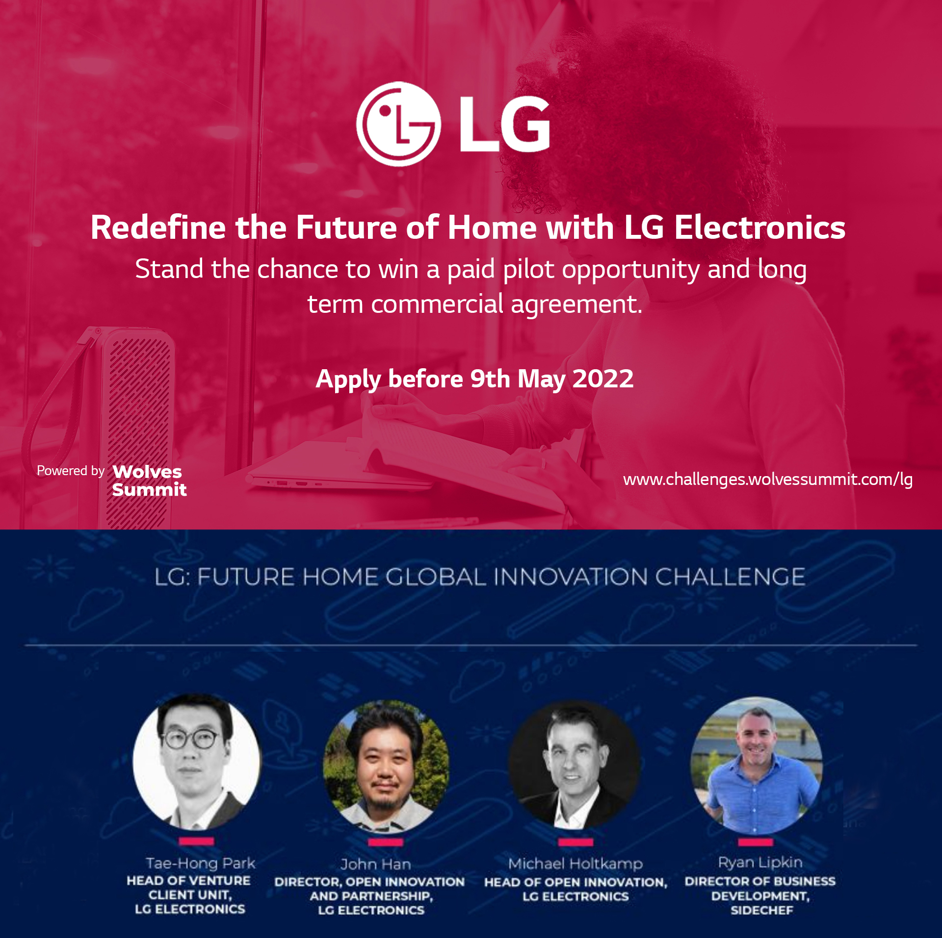 برگزاری چالش جهانی ال¬جی به نام «Future Home Global Innovation» در Alpha Wolves Summit
