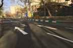 ایمن سازی معابر منطقه یک با اجرای ۱۰۰ کیلومتر خط کشی ترافیکی