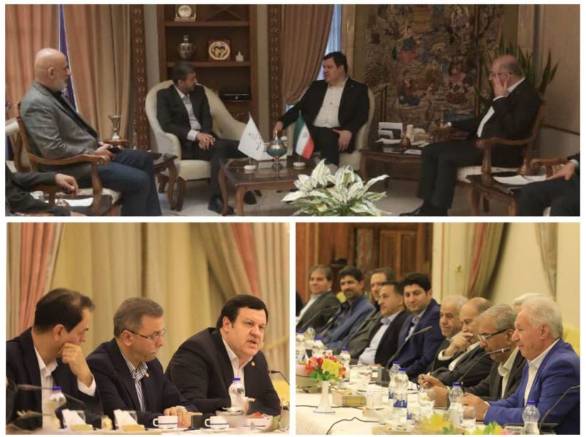 نشست های جداگانه مدیرعامل بانک ملت با استاندار و فعالان اقتصادی استان اصفهان